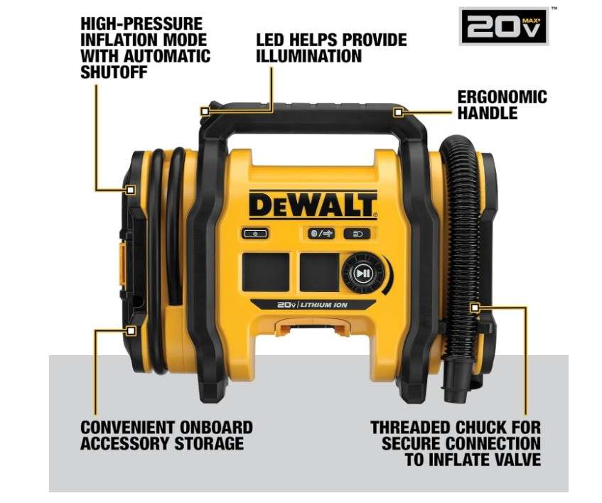 Dewalt Tire Inflator Not Working