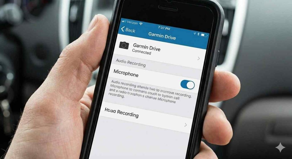 Does Garmin Dash Cam Record Audio