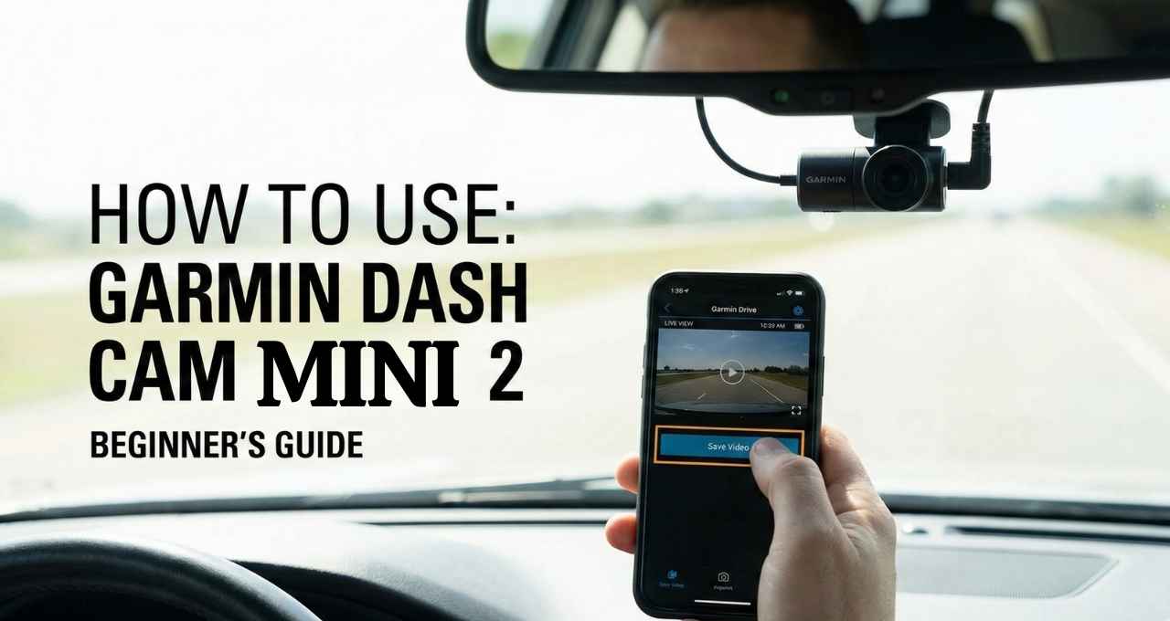 How to Use Garmin Dash Cam Mini 2
